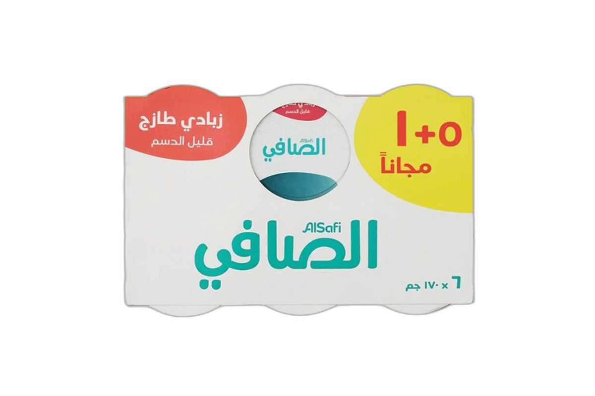 Al Safi Fresh Low Fat Yoghurt 6 x, 170g