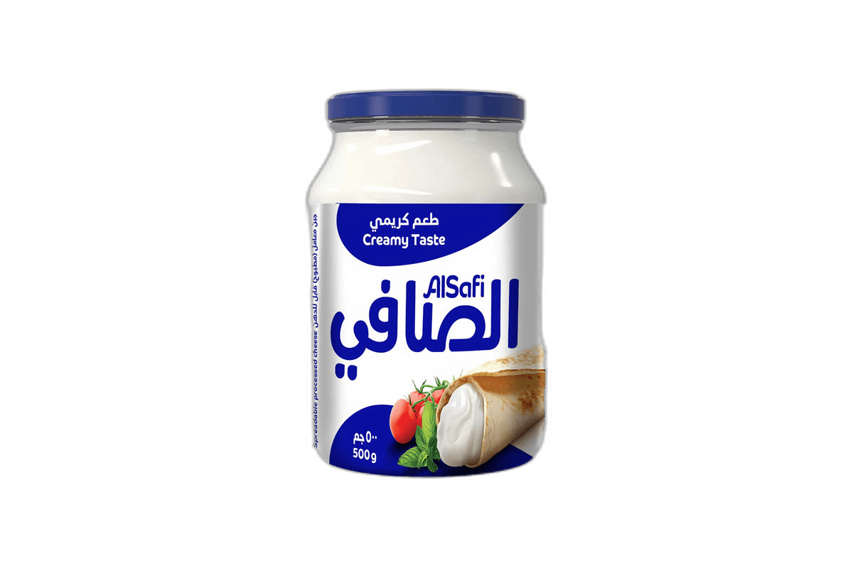 Al Safi Processed Cheese Cream Glass Jar FF 500 g