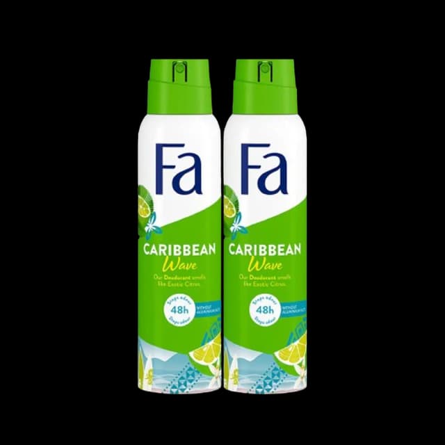 Fa Caribbean Lemon Deodorant Spray 150 ml x 2