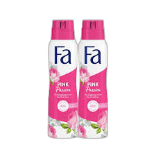 FA Pink Passion Deodorant Spray 2 x 150 ml