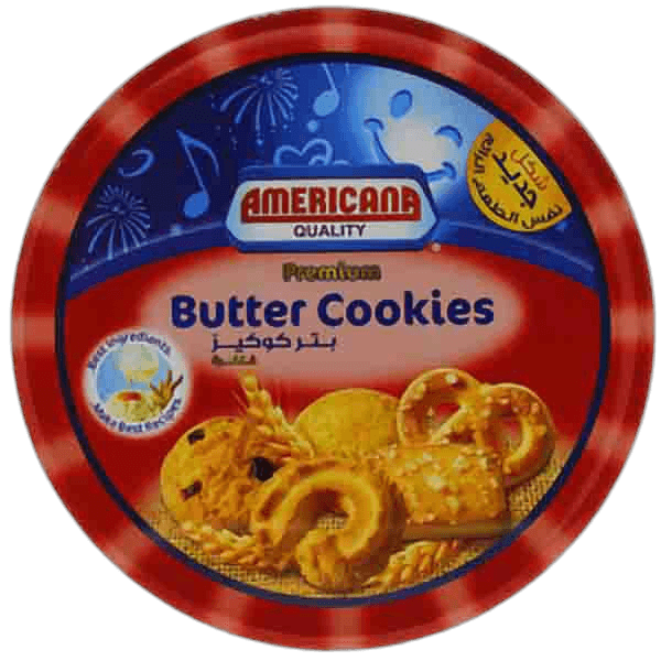 Americana Red Tin Butter Cookies 908 g