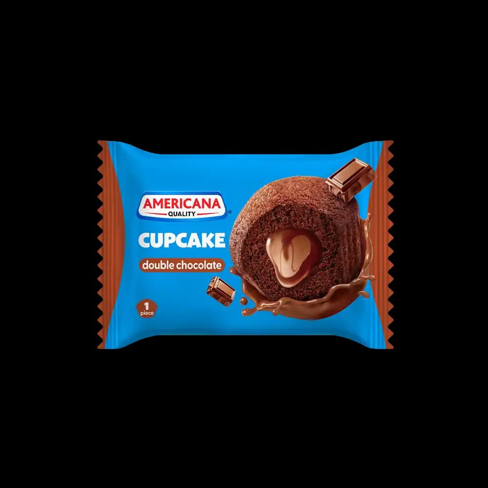 Americana Cupcake Chocolate Filled, 28g