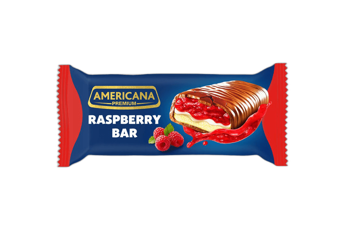 Americana Cake Bar Raspberry 35 g