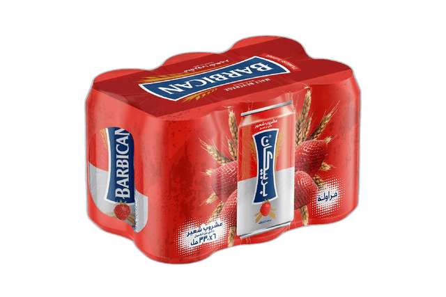 Barbican Strawberry Can 6 x, 330ml