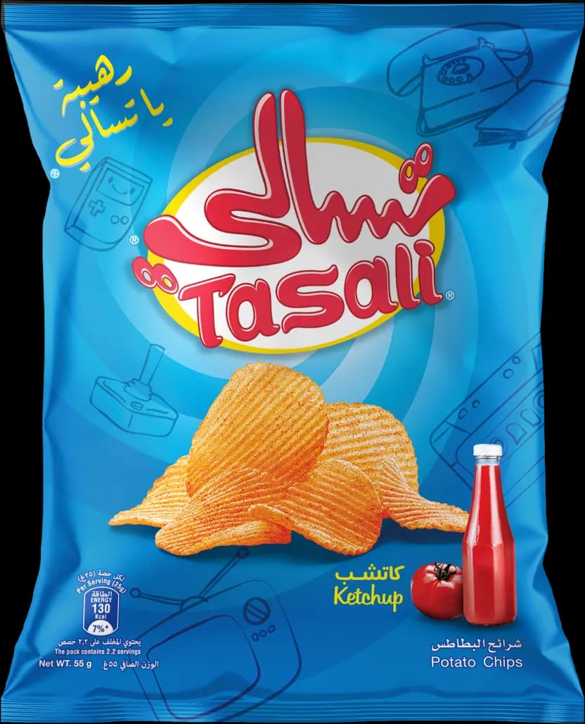Tasali Potato Chips Ketchup 55 g