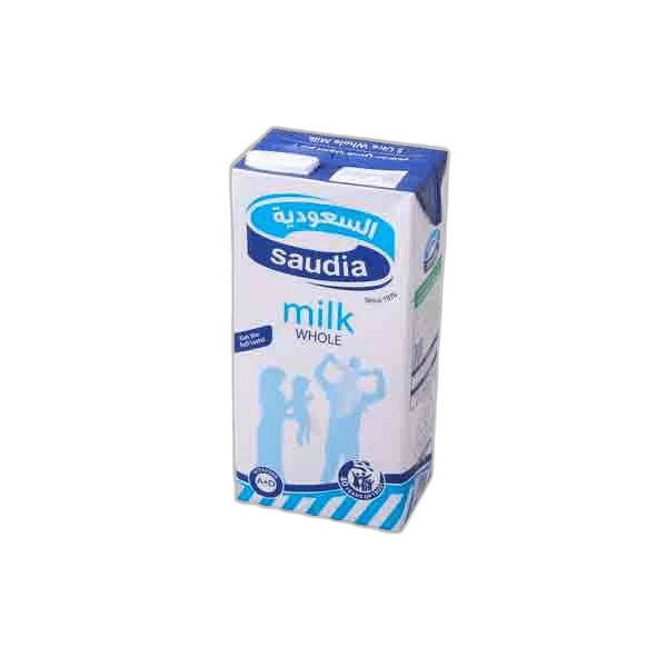 Saudia Long Life Full Cream Milk, 2L