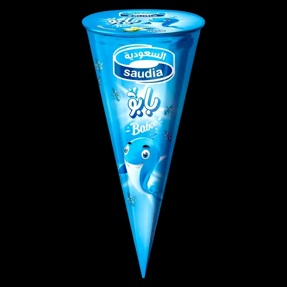 Saudia Baboo Vanilla Cones, 110ml