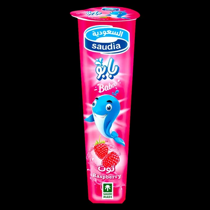 Saudia Baboo Rasberry Pushup Ice Cream, 120ml
