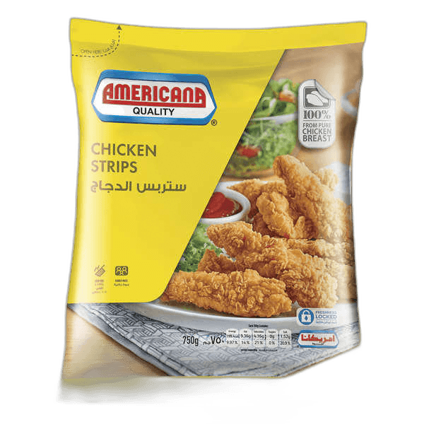 Americana Chicken Strips Plain 750 g