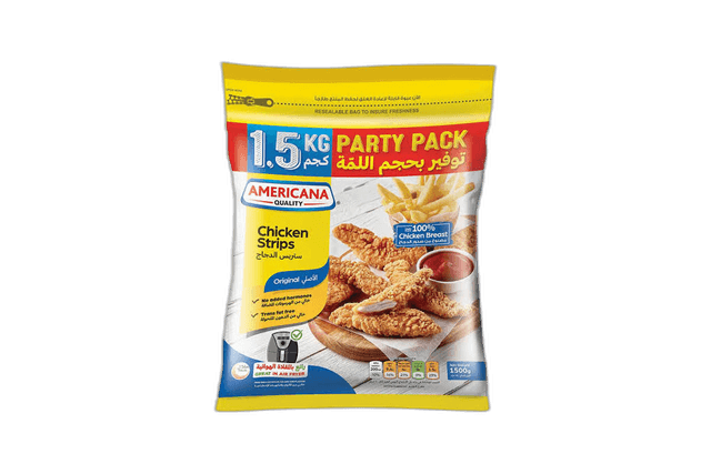 Americana Chicken Strips Plain Bag, 1.5kg