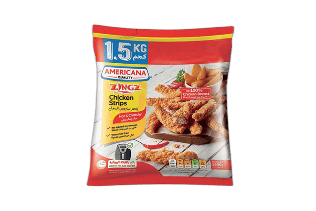 Americana Chicken Strips Spicy Bag, 1.5kg
