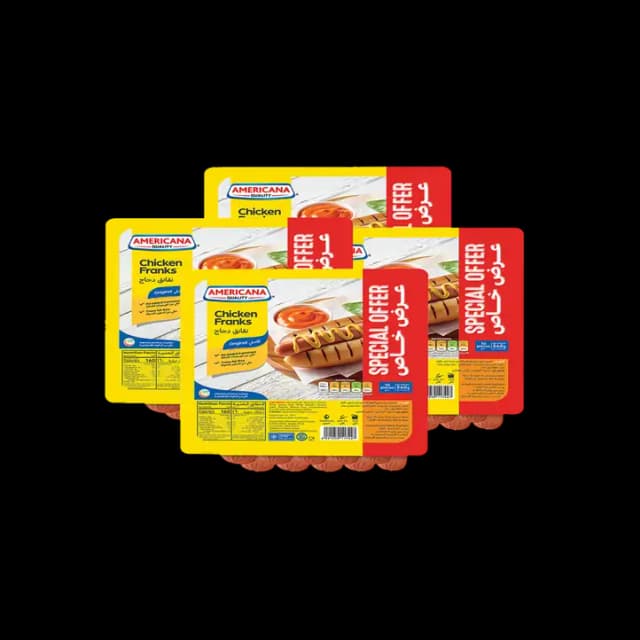Americana Chicken Franks 4 x, 340g
