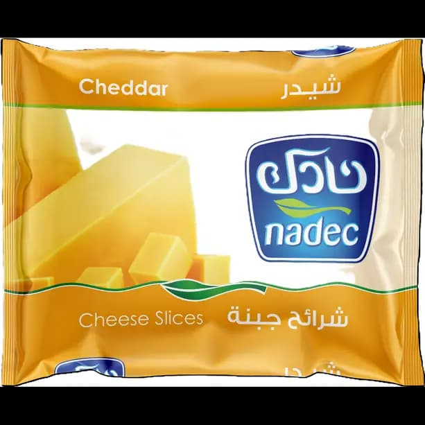 Nadec Sliced Cheese Cheddar, 200g