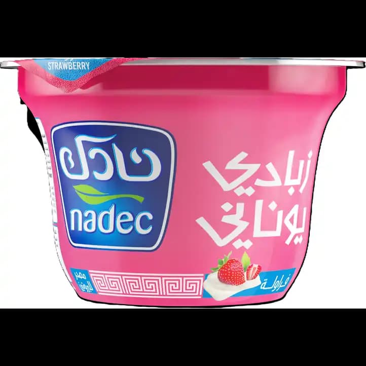 Nadec Yoghurt with Strawberry Greek, 160g