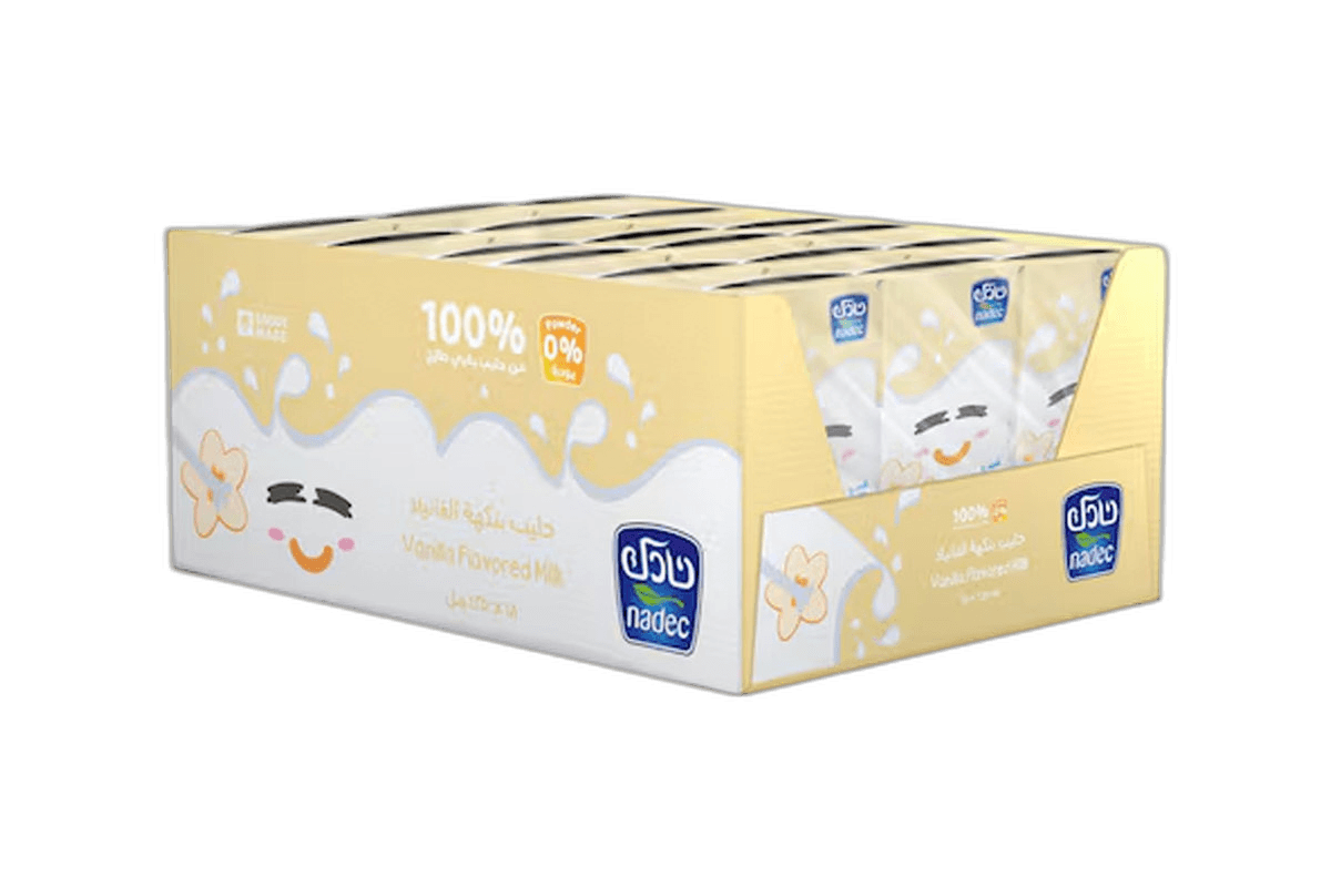Nadec Vanilla Milk 18 x 125 ml