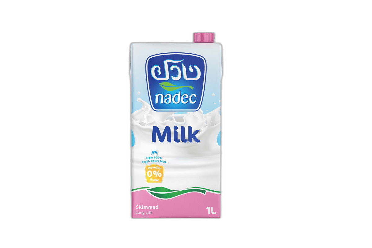 Nadec Long Life Skimmed Milk, 1L