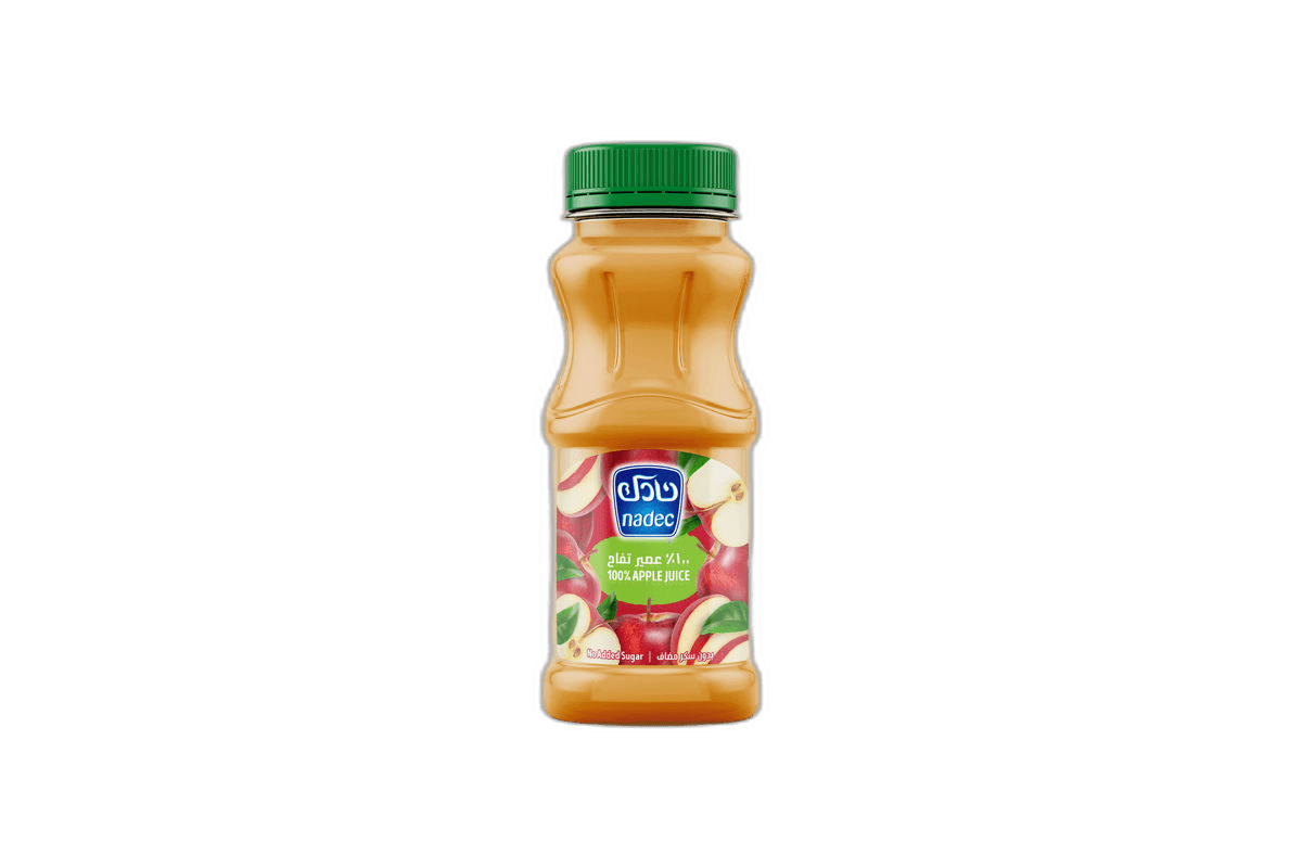 Nadec 100% Apple Juice No Sugar Added 180 ml