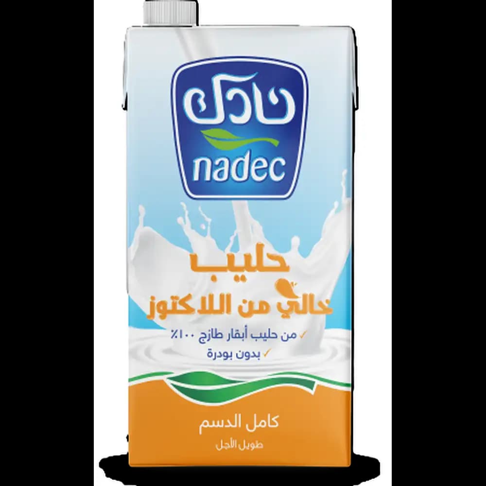 Nadec UHT Milk Lactose, 1L