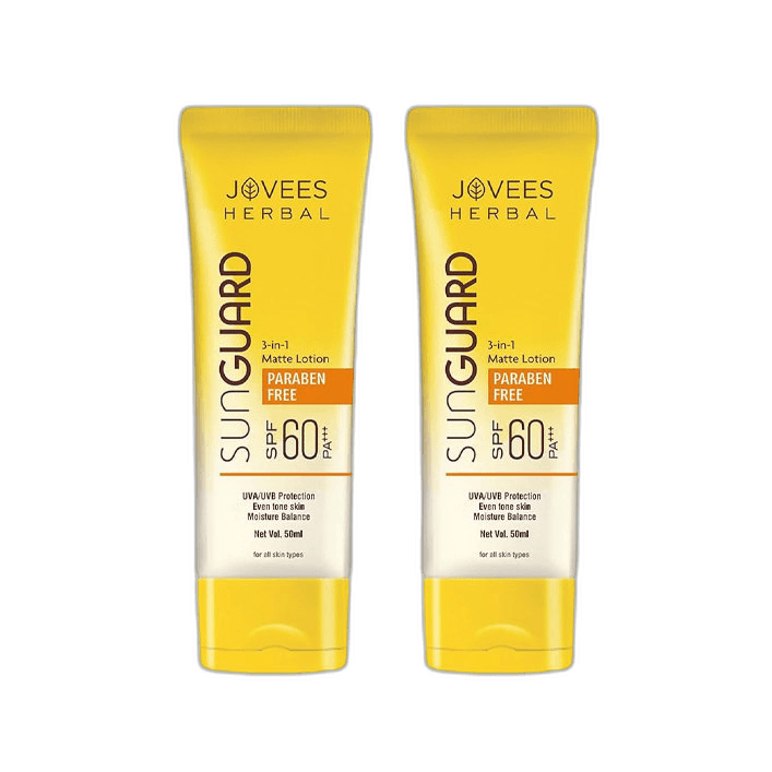 Jovees Sunguard Matte Lotion Spf60 100mlx2 pcs