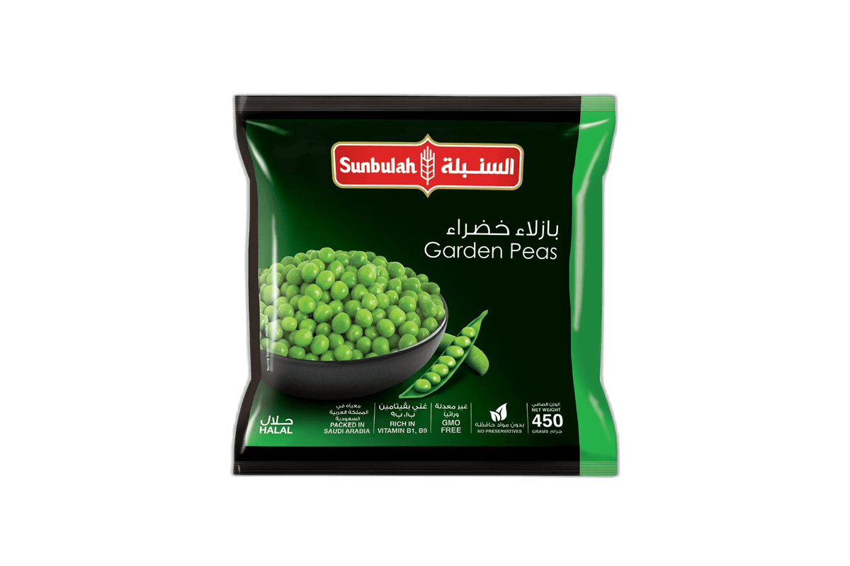 Sunbulah Frozen Garden Peas 450 g