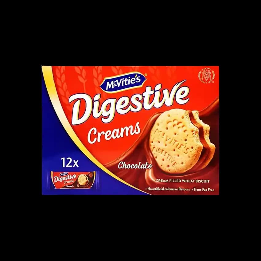 Mcvities Digestive Cream Chocolate 12 x, 40g