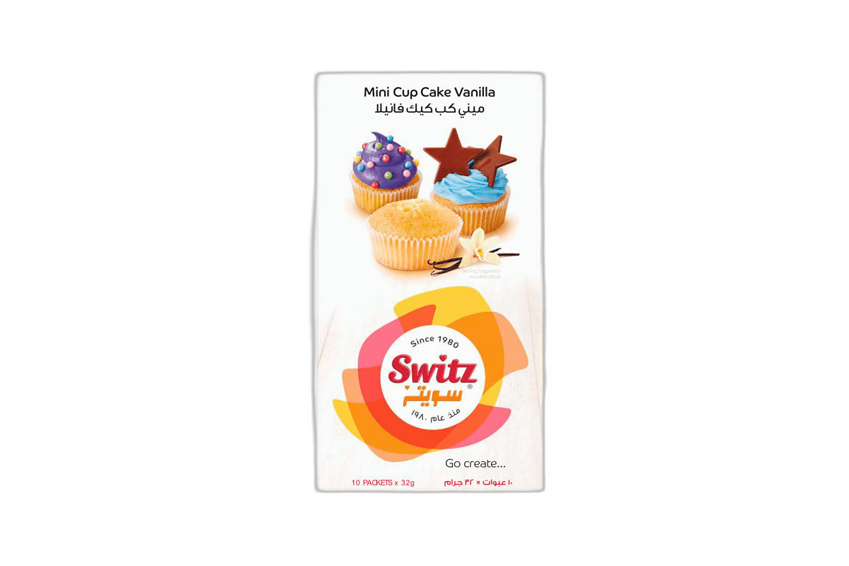 Switz Mini Cup Cake Cream Vanilla 10 x 32 g