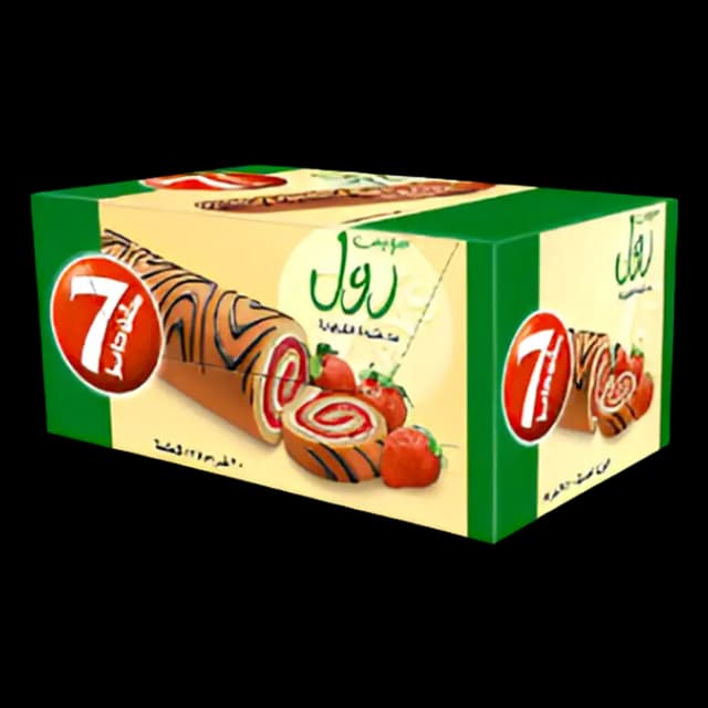 Lusine 7 Days Strawberry Swiss Rol, 20g 12 pcs