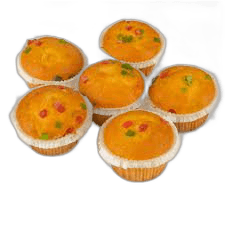 Orange Muffin 6 pcs
