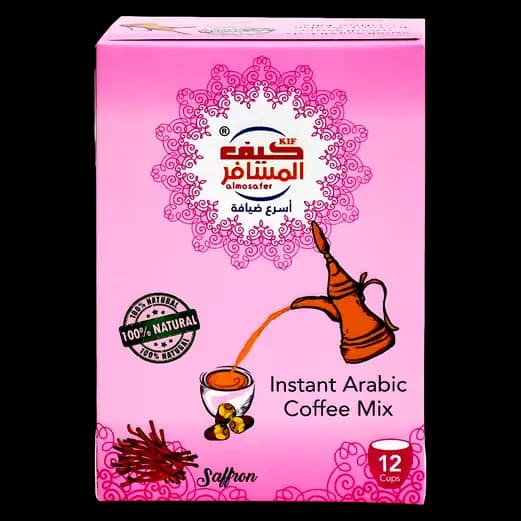Kif Almosafer Arabic Coffe Saffron 57.6 Gm12 Sache