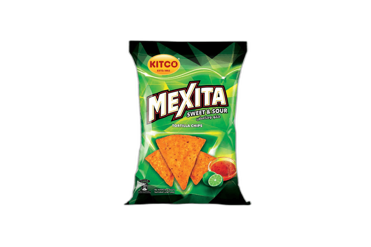 Mexita Tortilla Chips Sweet & Sour 180 g