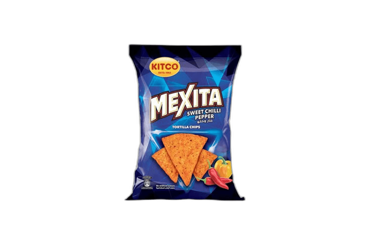 Mexita Tortilla Chips Sweet Chilli Pepper 180 g