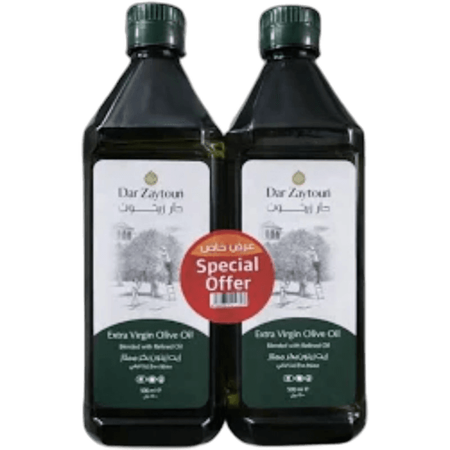 Dar Zaytoun Pure Olive Oil 2 x, 500ml
