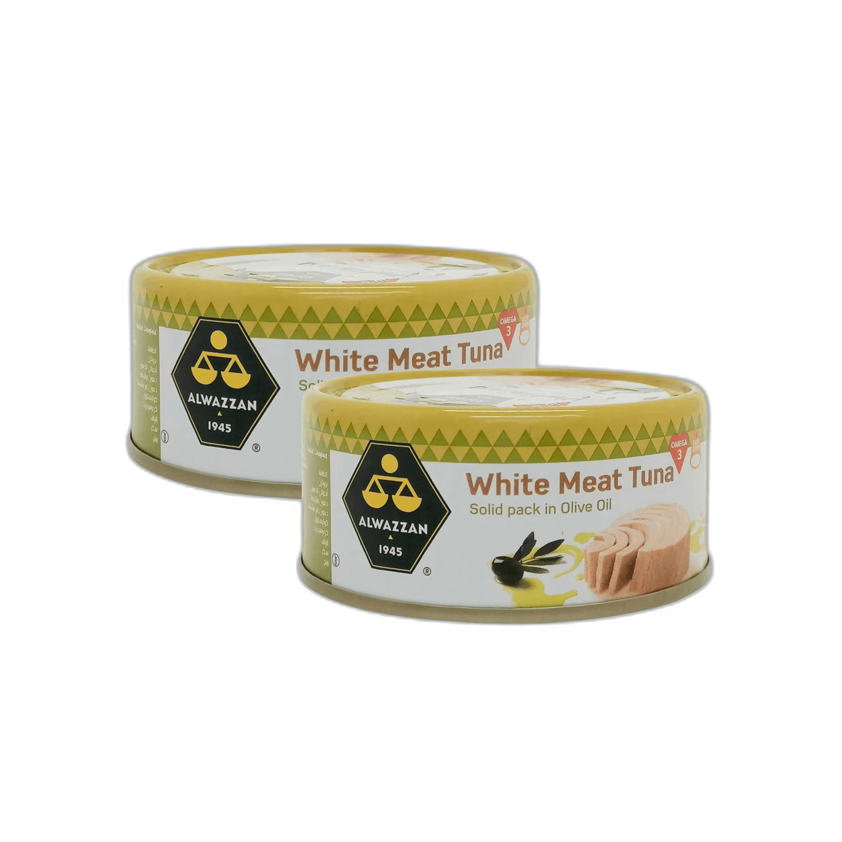 Al Wazzan White Meat Tuna in Brain 2 x 160 g