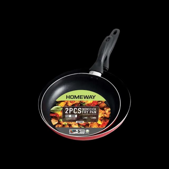 Homeway Nonstick Fry Pan Set 2 Pcs 22+26cm HW368