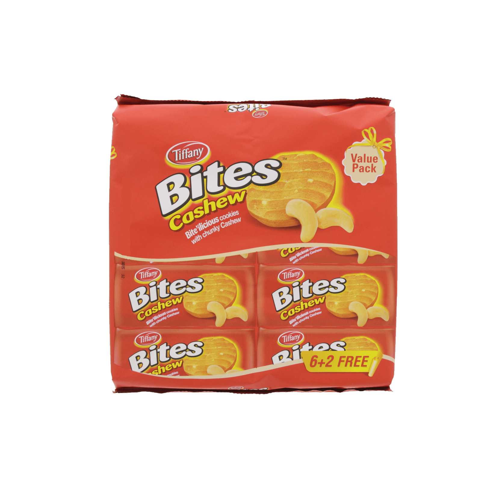 Tiffany Nutty Bites Cashew 8 x 72 g