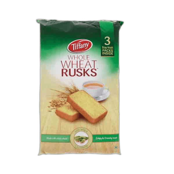 Tiffany Whole Wheat Rusk 335 g