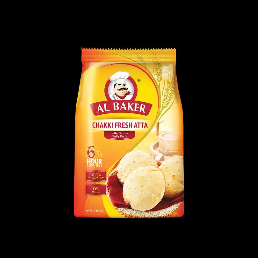 Al Baker Chakki Fresh Atta, 1kg