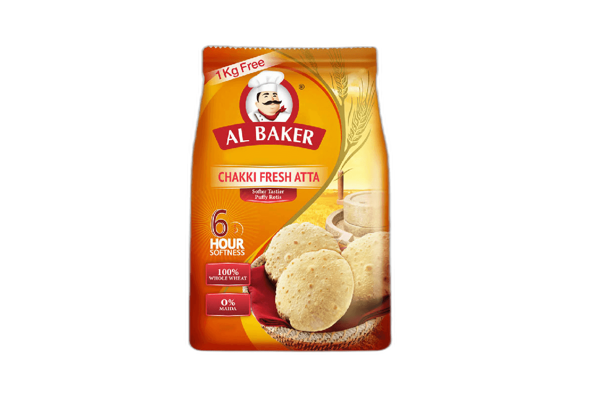 Al Baker Chakki Fresh Atta 5 kg Bag