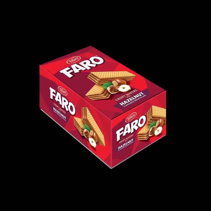 Tiffany Wafer Faro Hazelnut 12 x, 40g