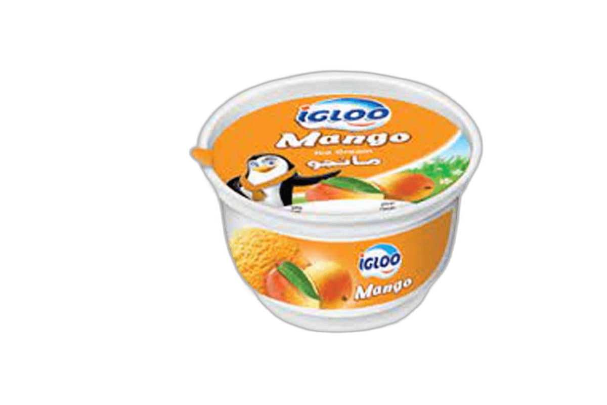 Igloo Mango Cup Ice Cream 125 ml