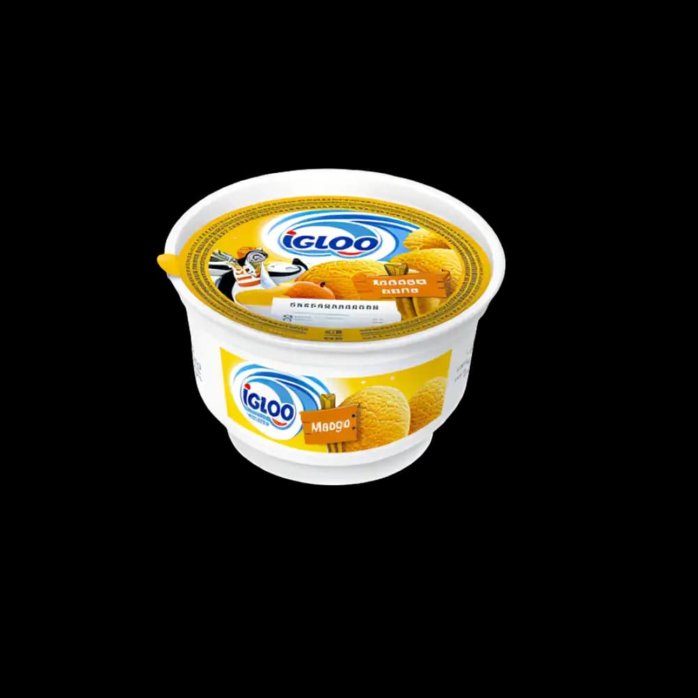 Igloo Mango Cup Ice Cream, 125ml