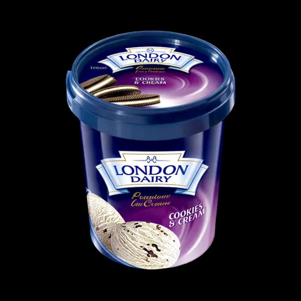 London Dairy Cookies and Cream Ice Cream, 500ml