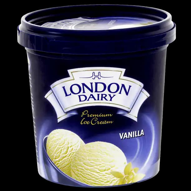 London Dairy Vanilla Ice Cream, 125ml