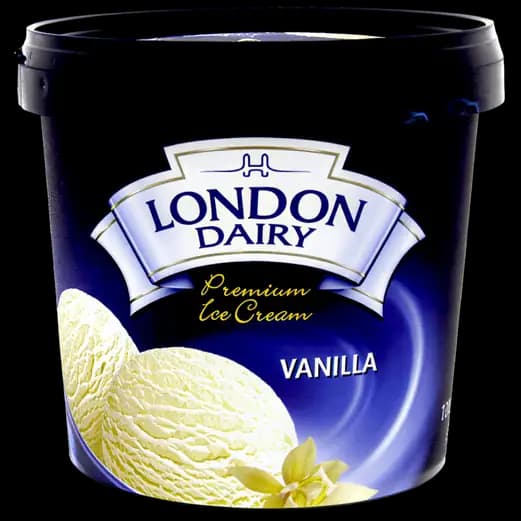 London Dairy Prmm Vanilla Ice Cream, 1L