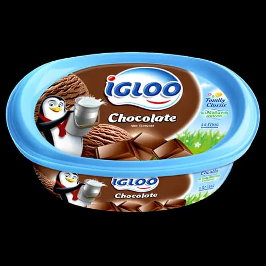 Igloo Chocolate Ice Cream, 4L