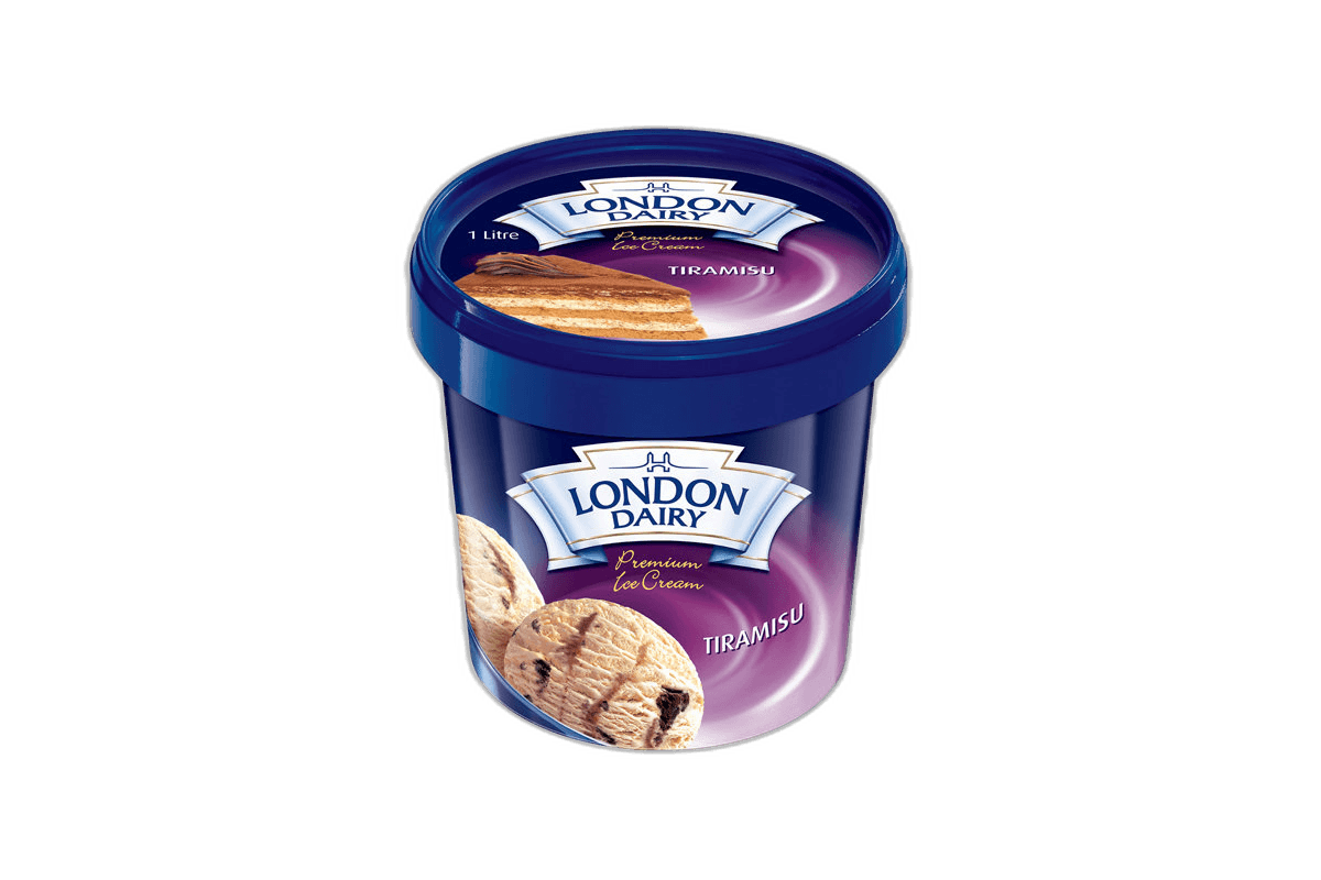 London Dairy Tiramisu Ice Cream, 1L