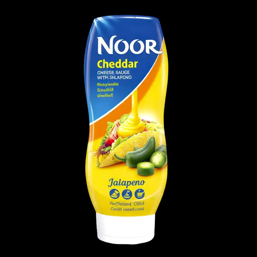 Noor Chedar Sauc Jalapeno, 425ml