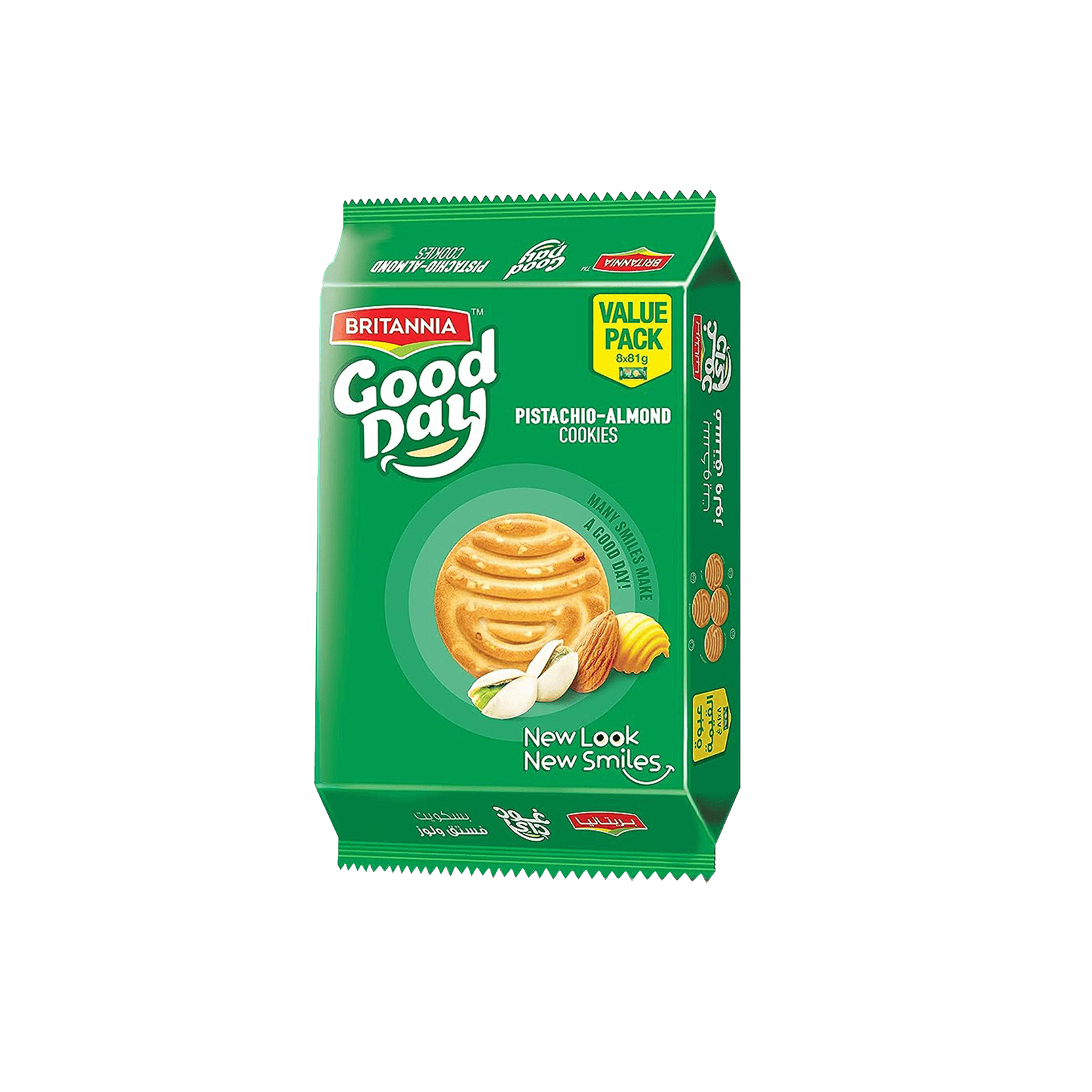 Britannia Good Day Pista Badam 8 x 72 g