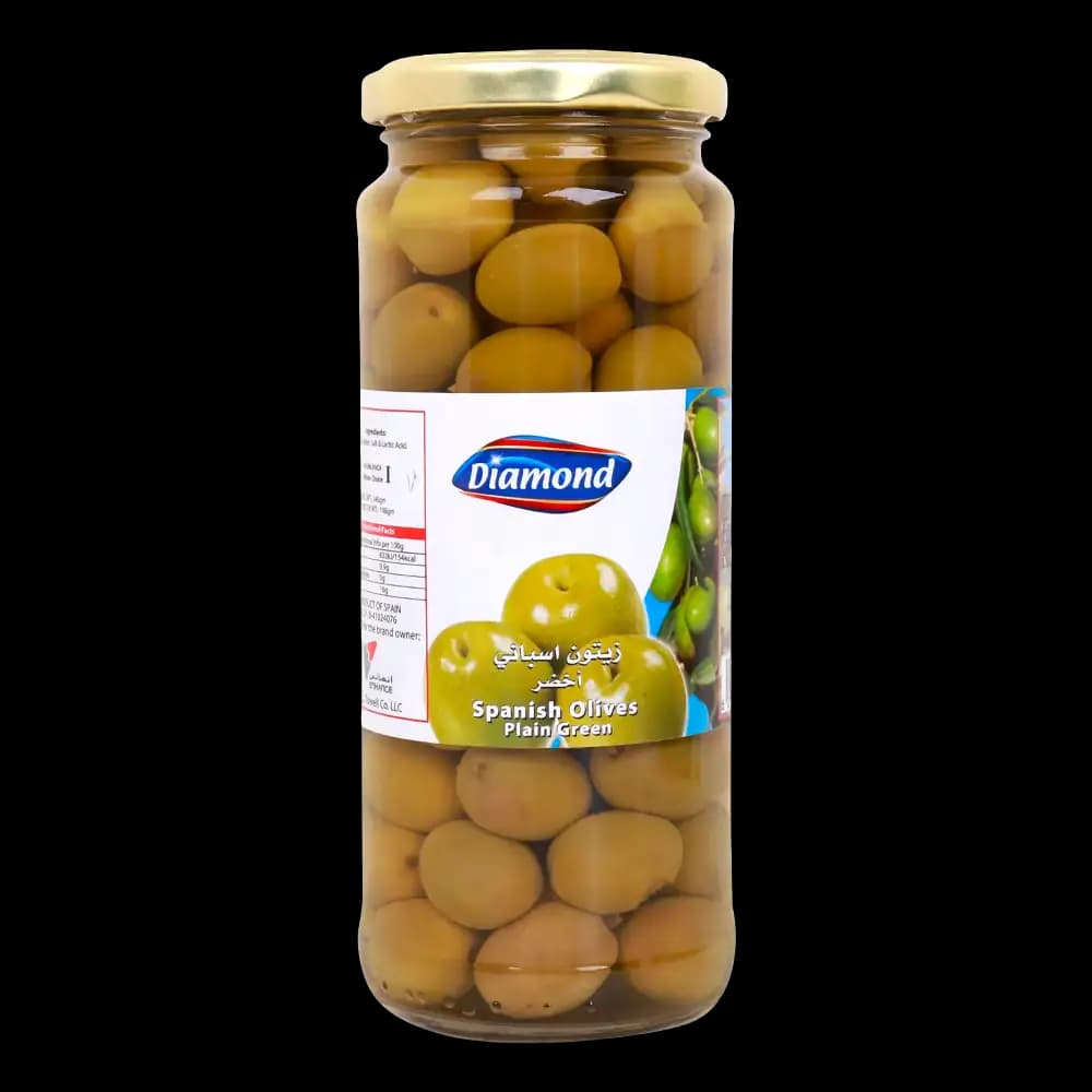 Diamond Plain Green Olives, 283g