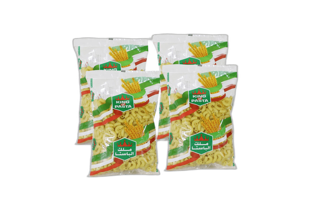 King of Pasta Elbow Small 4 x, 400g